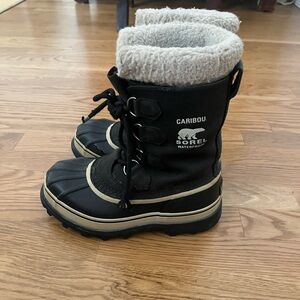 Sorel Caribou Black waterproof Winter Boots